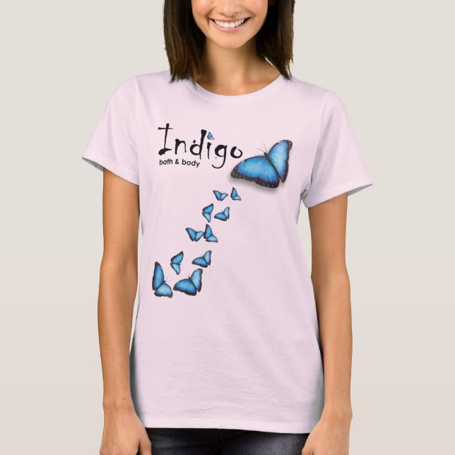Camiseta Tanque de Borboleta Indigo (Frente)