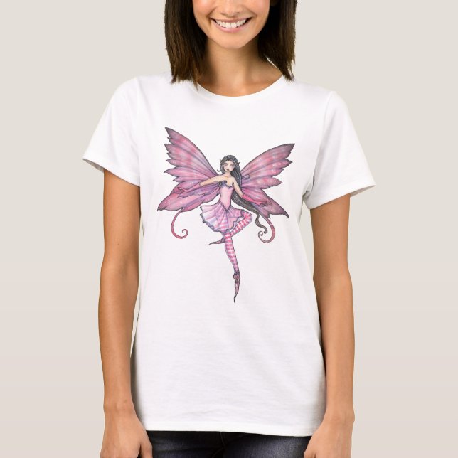 Camiseta Tanque de Dançarino Rosa Fada Cima (Frente)