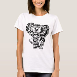 Camiseta Tanque de Elefante Bohemiano