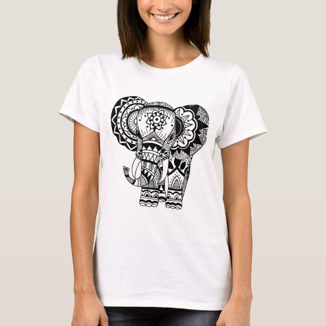 Camiseta Tanque de Elefante Bohemiano (Frente)
