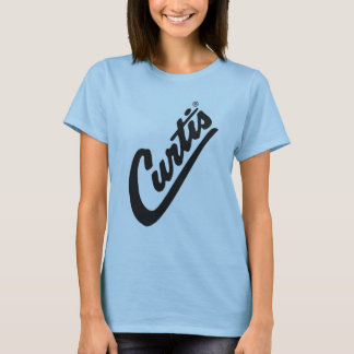 Camiseta Tanque de espaguete feminino do Curtis