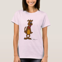 Tanque de Espaguete Feminino Doggy Toon