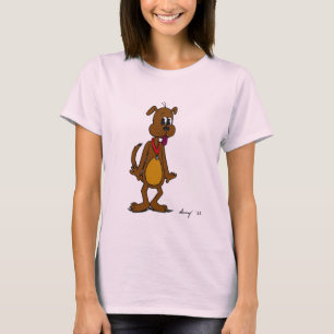 Camiseta Tanque de Espaguete Feminino Doggy Toon