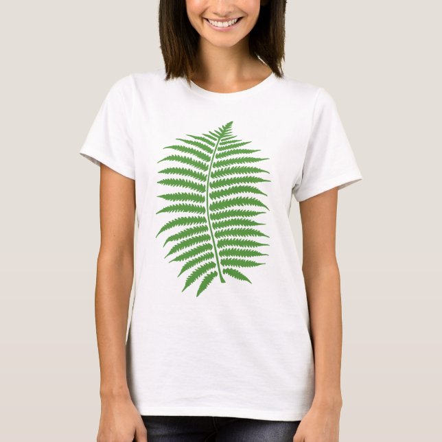 Camiseta Tanque de maior porte feminino verde (Frente)