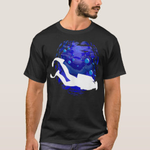 Camiseta Tanque de mergulho Scuba Superior