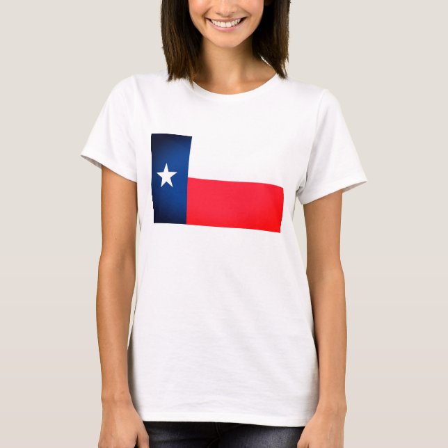 Camiseta Tanque de Mulheres do Texas Flag (Frente)