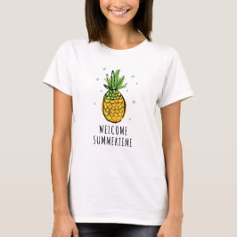 Camiseta Tanque de verão de abacaxi