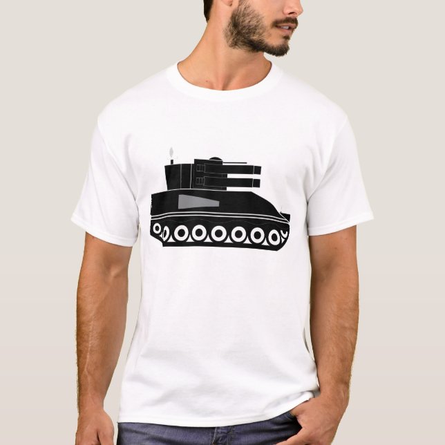 Camiseta tanque do panzer (Frente)