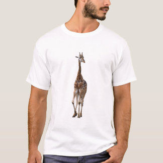 Camiseta Tanque do Preformance dos homens nomeados girafa
