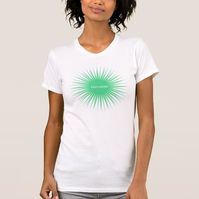Camiseta tanque do sol do namaste (Frente)