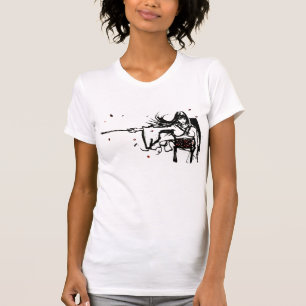 Camiseta Tanque fêmea do samurai