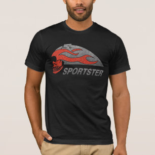 Camiseta Tanque flamejante do crânio