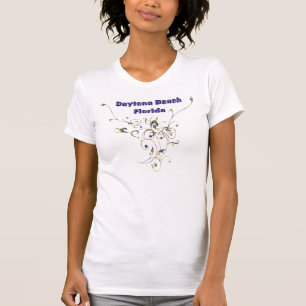 Camiseta Tanque floral das senhoras do redemoinho de
