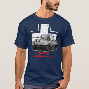 Camiseta Tanque Militar Panzerkampfwagen Tiger II WW2