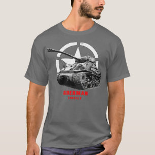 Camiseta Tanque militar Sherman Firefly Fury WW2