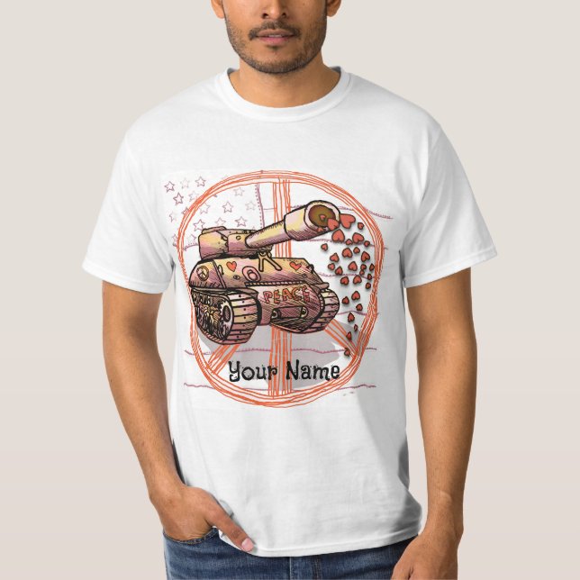 Camiseta tanque Paz Amor (Frente)
