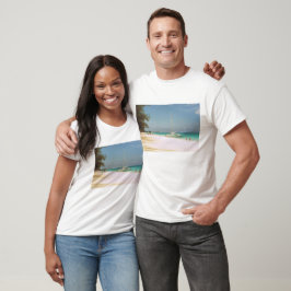 Camiseta Tanque superior com cena de praia