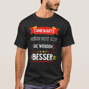 Camiseta Tanque Tanque Tanque Petróleo Tanquear Estação de