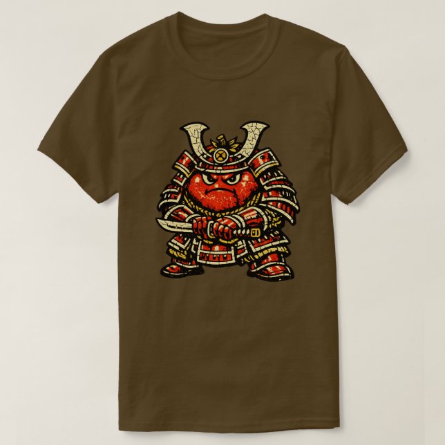 Camiseta Tanque Tomate — Samurai Pesado e Divertido de Legu (Frente do Design)