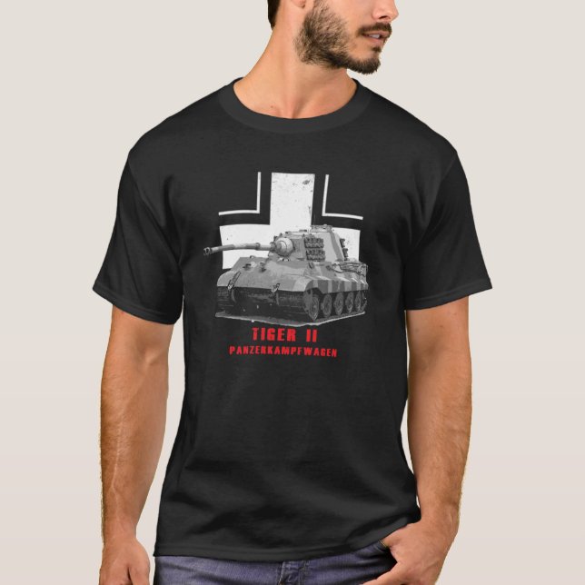 Camiseta Tanque WW2 Tiger II (Frente)