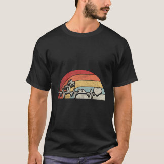 Camiseta Tanques de pulsação de praia Trocas de Tanque Retr