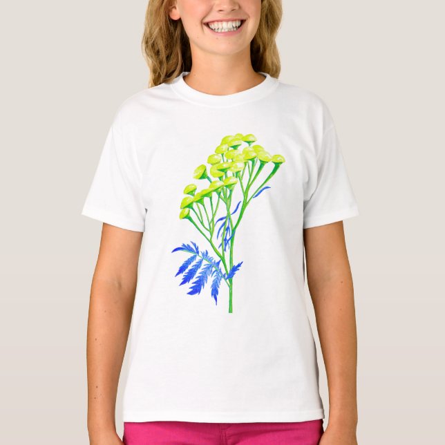 Camiseta Tansy em um T-Shirt (Frente)