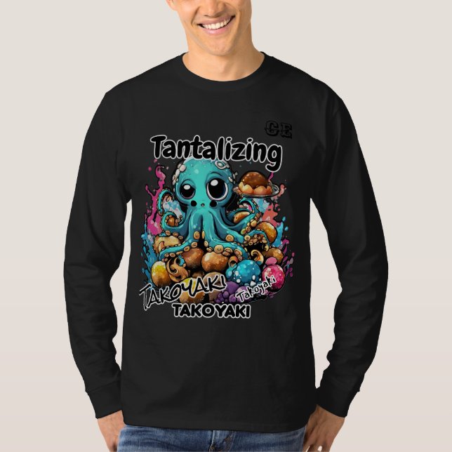 Camiseta Tantalizando os tesouros de Takoyaki (Frente)