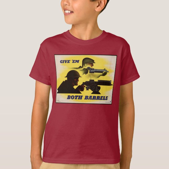 Camiseta Tanto os barris como os militares e a indústria, o (Frente)