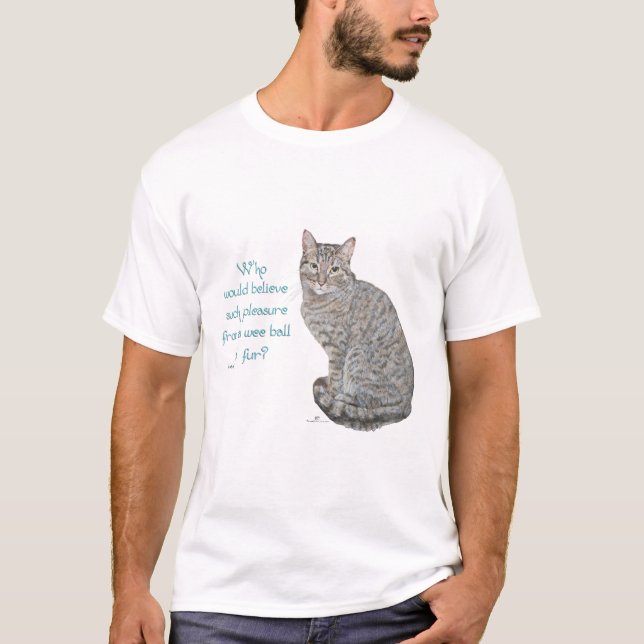 Camiseta Tanto Prazer de uma Bolinha de Pelo (Frente)