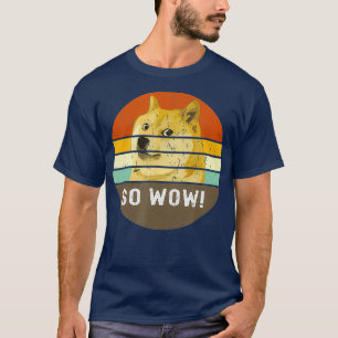 Camiseta Tanto Uau Engraçado Dogecoin Crypto Doge Hodl