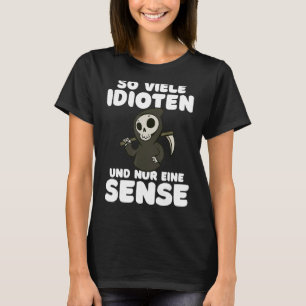 Camiseta Tantos idiotas e apenas uma cicatriz do humor negr