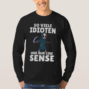 Camiseta Tantos idiotas e apenas uma cicatriz do humor negr