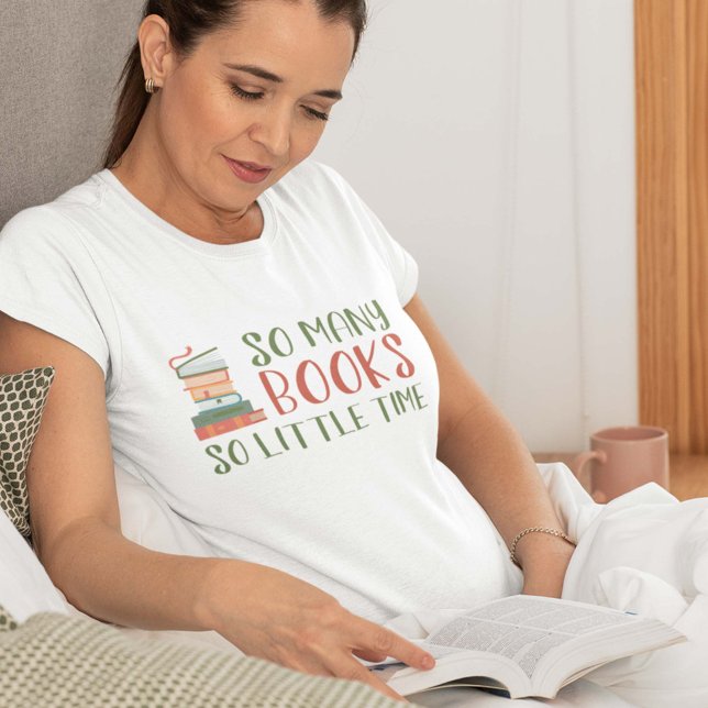 Camiseta Tantos Livros Tão Pouco Tempo (Criador carregado)