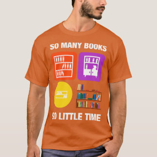 Camiseta Tantos Livros Tão Pouco Tempo 5