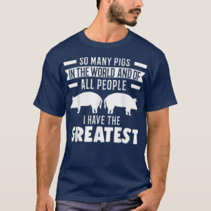 Camiseta Tantos porcos no mundo porcos