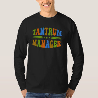 Camiseta Tantrum Manager Babysitter Babysitting Job Occupat
