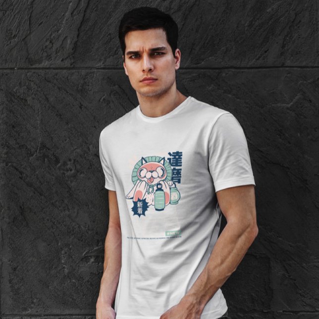 Camiseta Tanuki Japonês Yokai (Criador carregado)