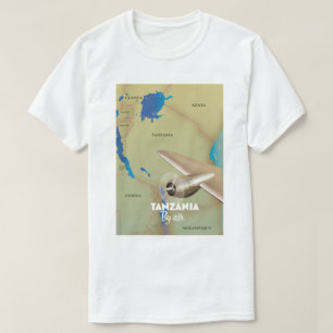 Camiseta Tanzânia De Avião