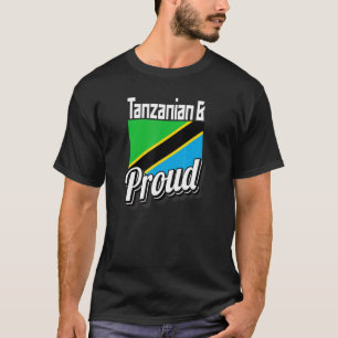 Camiseta Tanzânia e orgulho com o amor da bandeira tanzania