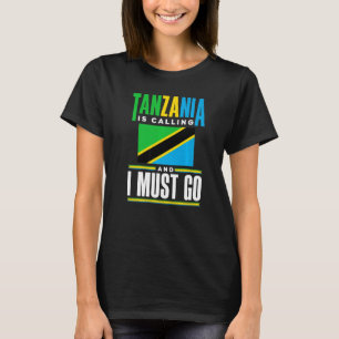 Camiseta Tanzânia Tanzaniano Bandeira da Tanzânia Tanzânia