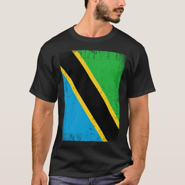 Camiseta Tanzanian Flag Tanzania (Frente)