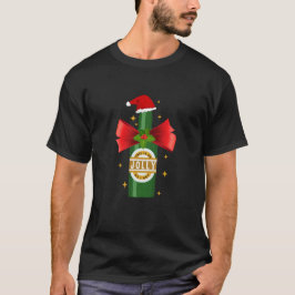 Camiseta Tão Alegre Quanto Eu Fico Chapéu de Papai Noel de 