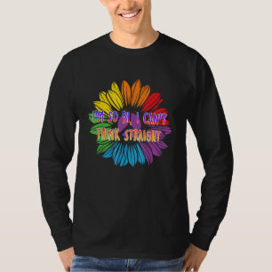 Camiseta Tão Bi Não Posso Pensar Reto Bissexual Orgulho LGB
