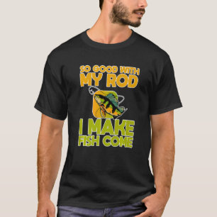 Camiseta Tão Bom Com Meu Rod Eu Faço Peixe Vir Premium