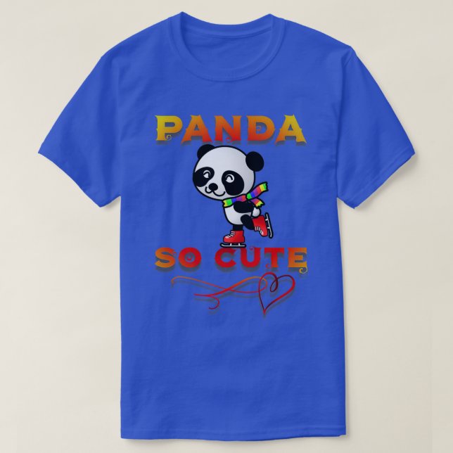 CAMISETA TÃO BONITA PANDA (Frente do Design)