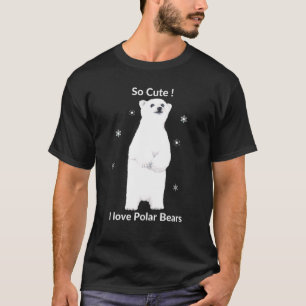 Camiseta Tão Bonito Que Eu Amo Urso Polar
