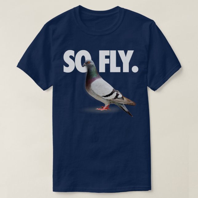 Camiseta Tão Fly Pigeon Shirt (Frente do Design)