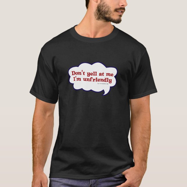 Camiseta Tão Inamigável Snarky Slog (Frente)