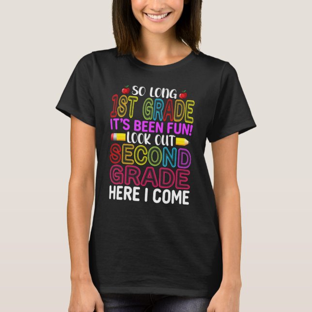 Camiseta Tão longa, 1 rua, que foi divertida. (Frente)