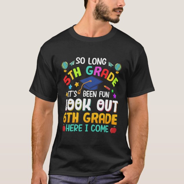 Camiseta Tão Longa 5 Grau 6 aqui Eu Vim Graduação (Frente)